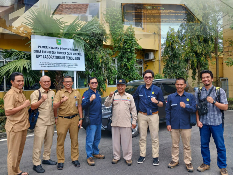Tim Survei Rekomendasi Keprospekan Migas Blok Puri melakukan kunjungan ke Dinas Energi Sumber Daya Mineral (ESDM) Provinsi Riau dan Teknik Geologi Universitas Islam Riau (UIR)