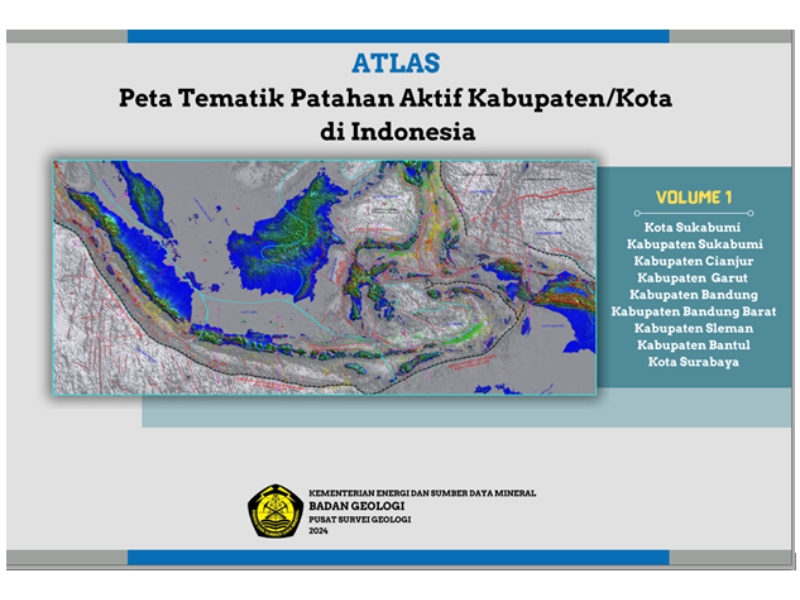 Atlas Patahan Aktif Volume 1 Resmi Diterbitkan