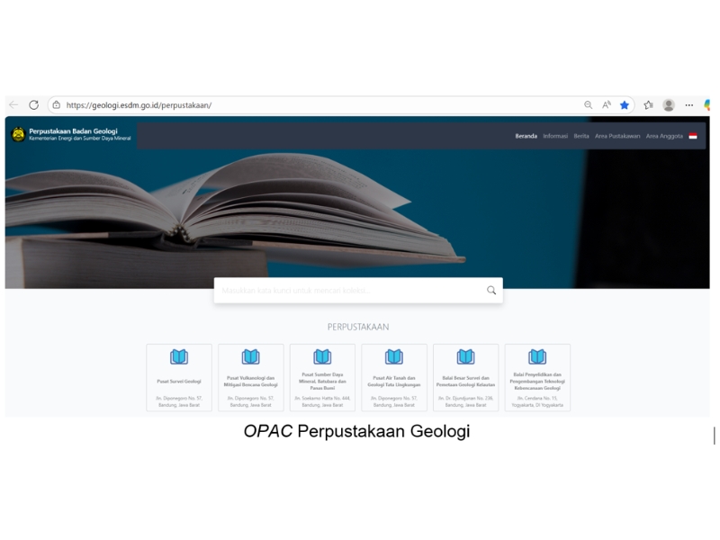 Transformasi Layanan Perpustakaan Geologi melalui Aplikasi SLiMS