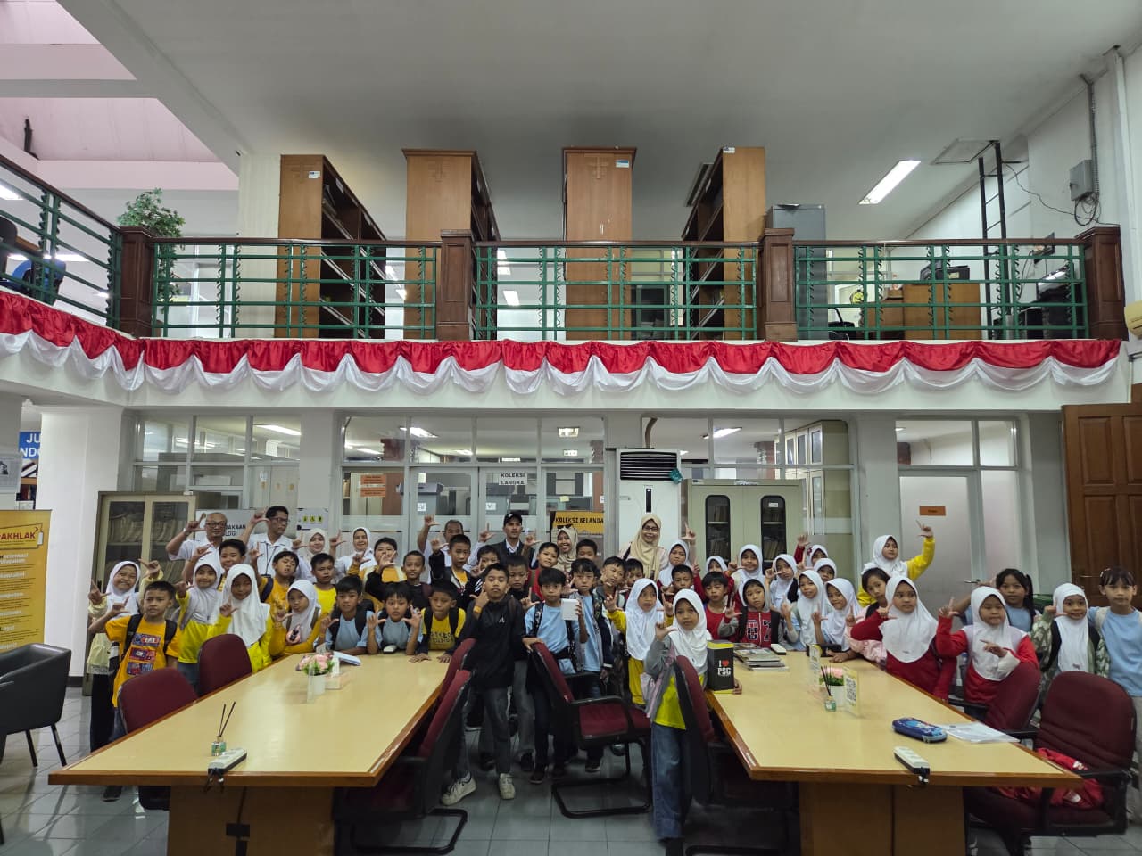 Kunjungan SDN 024 Cijambe ke Perpustakaan Geologi Pusat Survei Geologi Badan Geologi