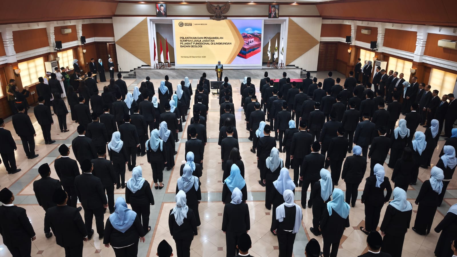 Pelantikan dan Pengambilan Sumpah/Janji Jabatan Pejabat Fungsional di Lingkungan Badan Geologi